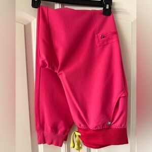 FIGS Shocking Pink High Waisted Zamora- Tall Jogger Scrub Pants 2.0